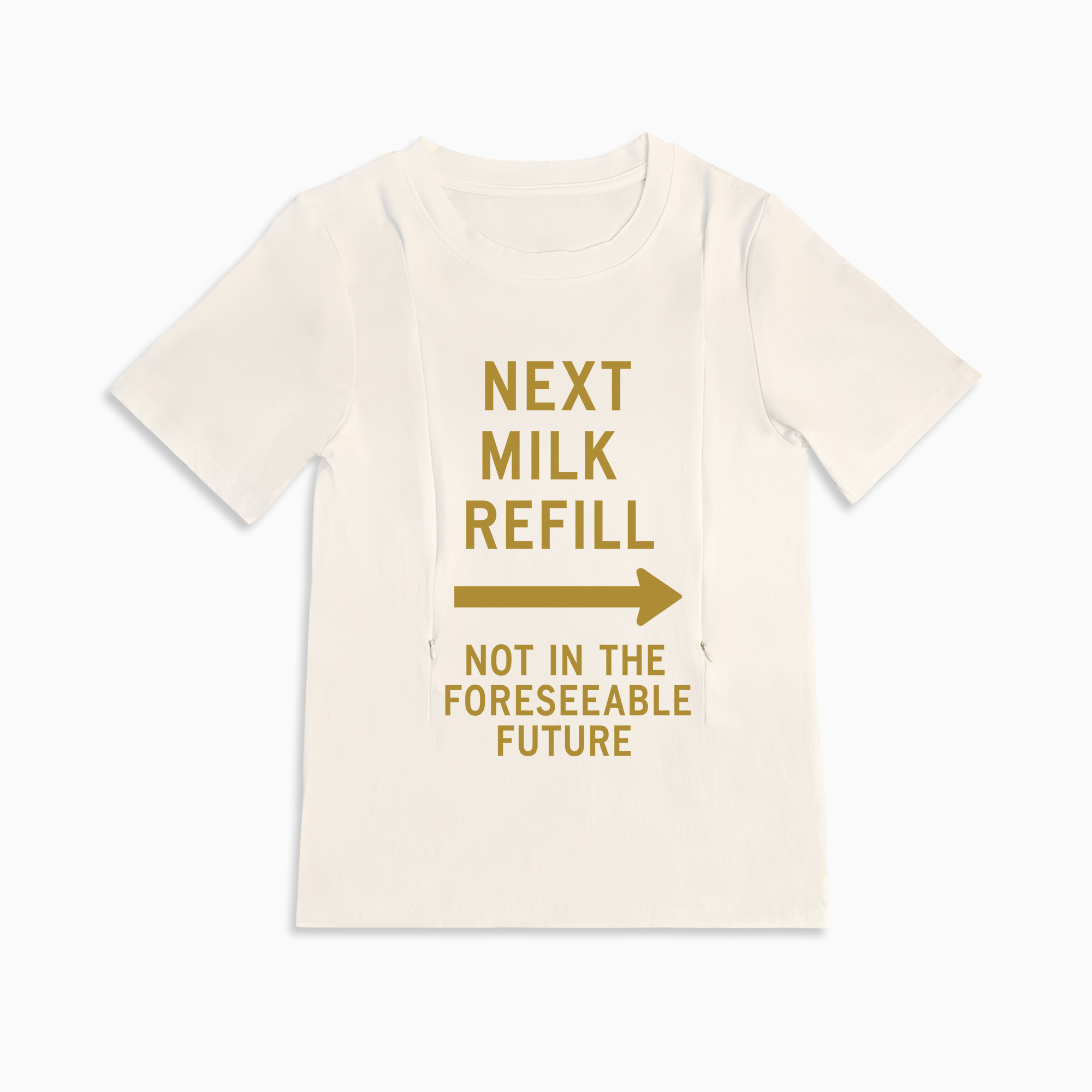 Zipper Nursing Top for Breastfeeding | "Straight Outta Milk Supply" | Totkeeps