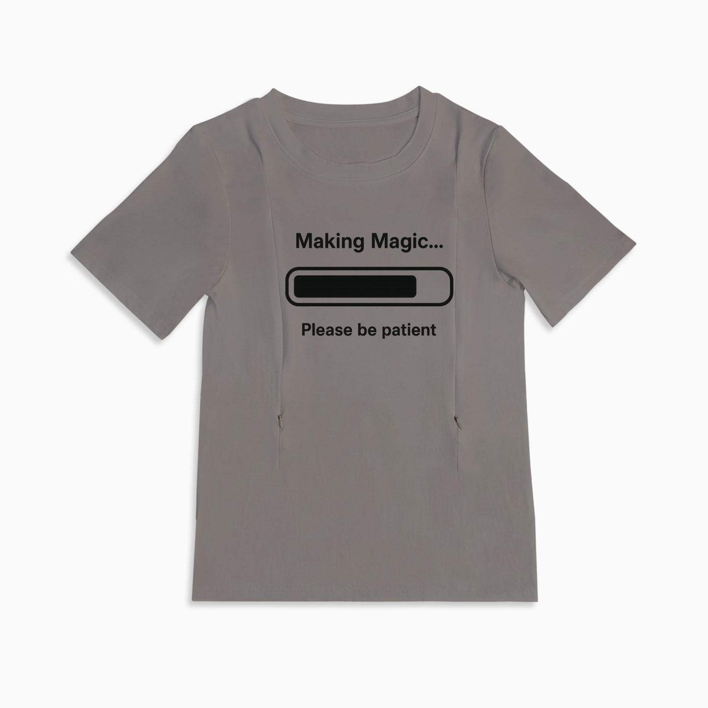 Easy Access Nursing Shirt | Feminist Milk Machine Slogan | Comfortable & Stylish