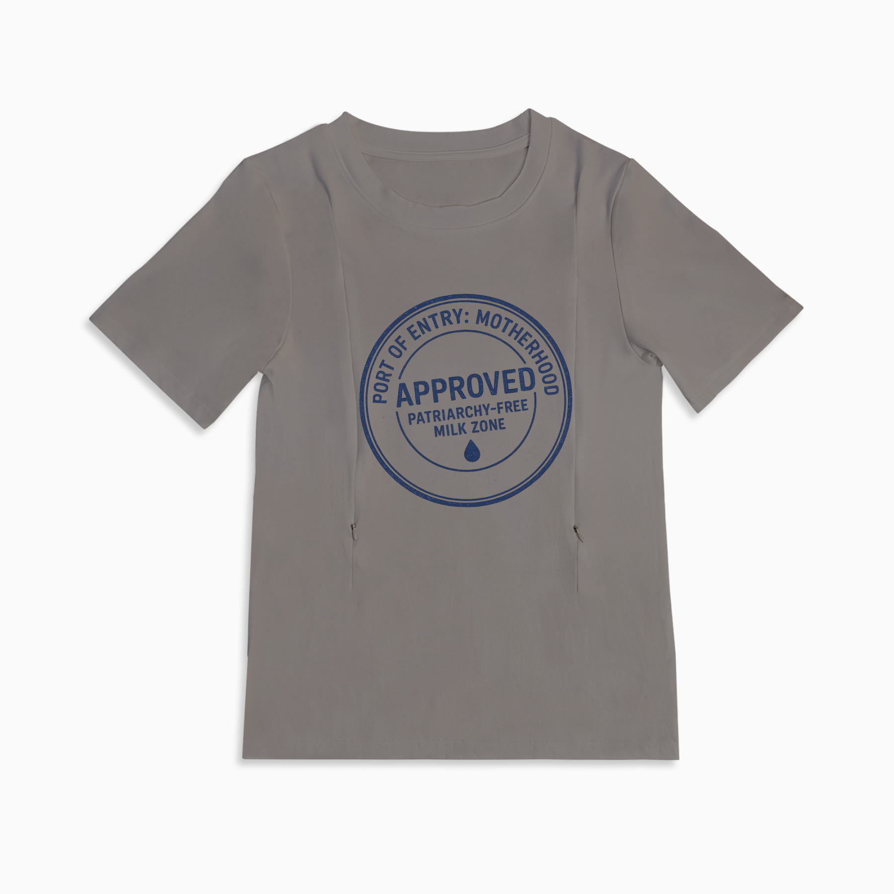 totkeeps Zipper Nursing Top | Confident & Comfy Breastfeeding Shirt