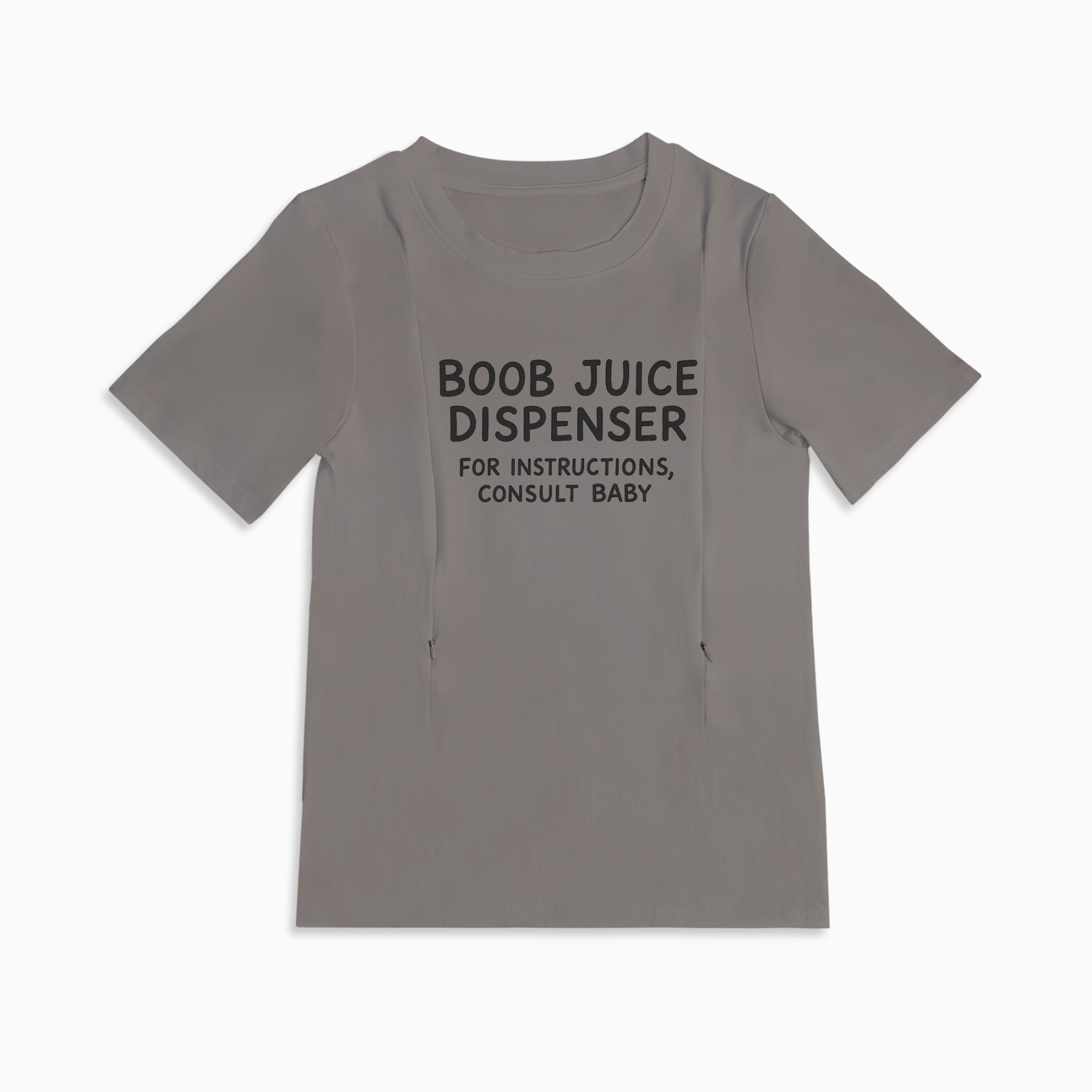 totkeeps Zipper Nursing Top | Boob Juice Dispenser | Comfy & Fun