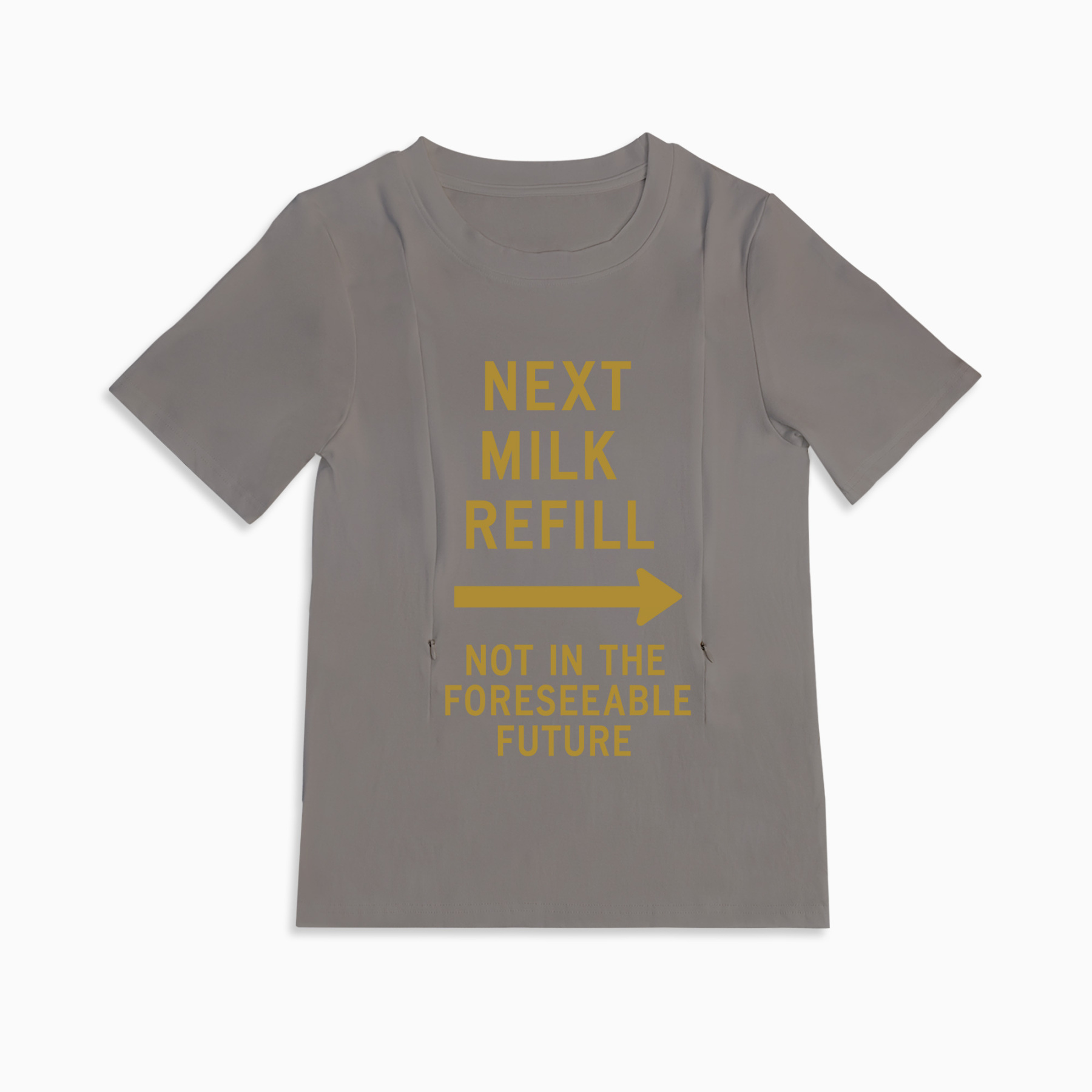 Zipper Nursing Top for Breastfeeding | "Straight Outta Milk Supply" | Totkeeps