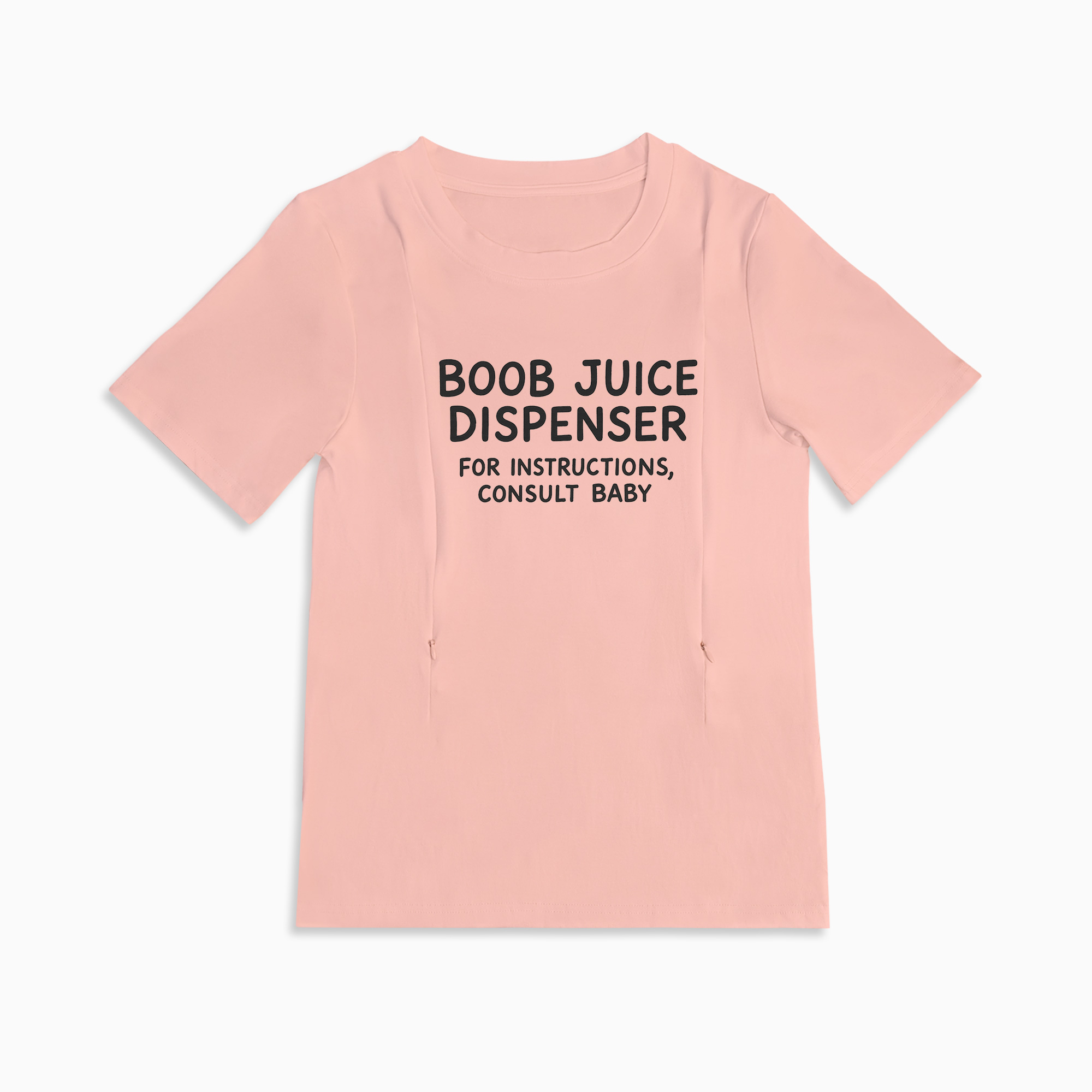 totkeeps Zipper Nursing Top | Boob Juice Dispenser | Comfy & Fun