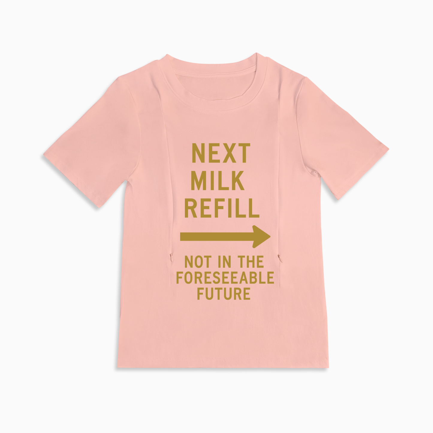 Zipper Nursing Top for Breastfeeding | "Straight Outta Milk Supply" | Totkeeps