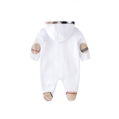 Baby Boy Hooded Long-Sleeve Jumpsuits