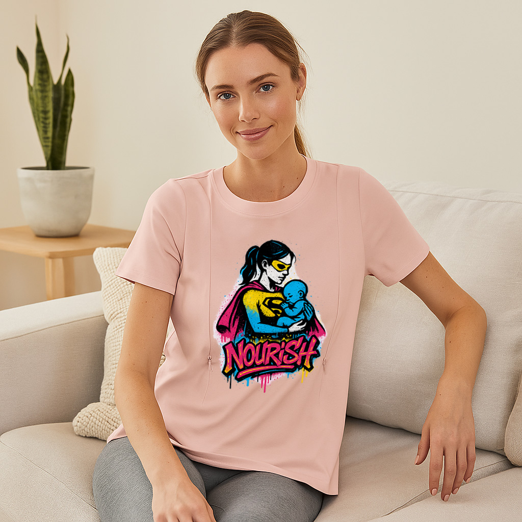 totkeeps | The Nourish Zipper Tee for Easy Breastfeeding
