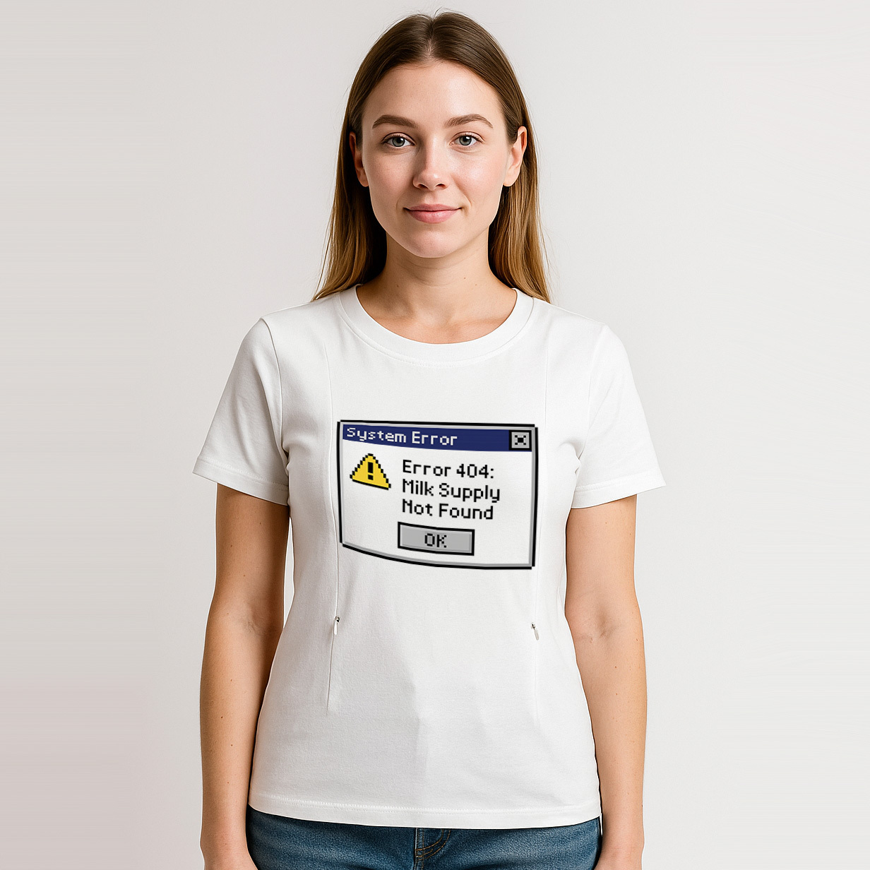 Baby Shower Gift: Funny "Straight Outta Milk Supply" Nu | brand