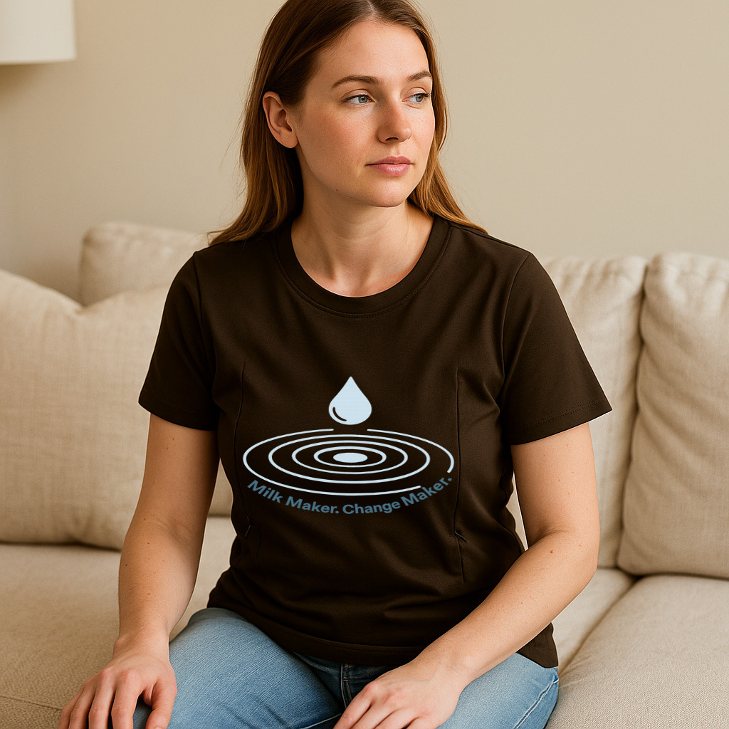 Baby Shower Gift: Milk Maker & Change Maker Nursing Tee | brand