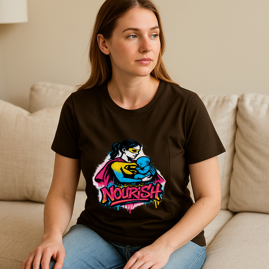 totkeeps | The Nourish Zipper Tee for Easy Breastfeeding