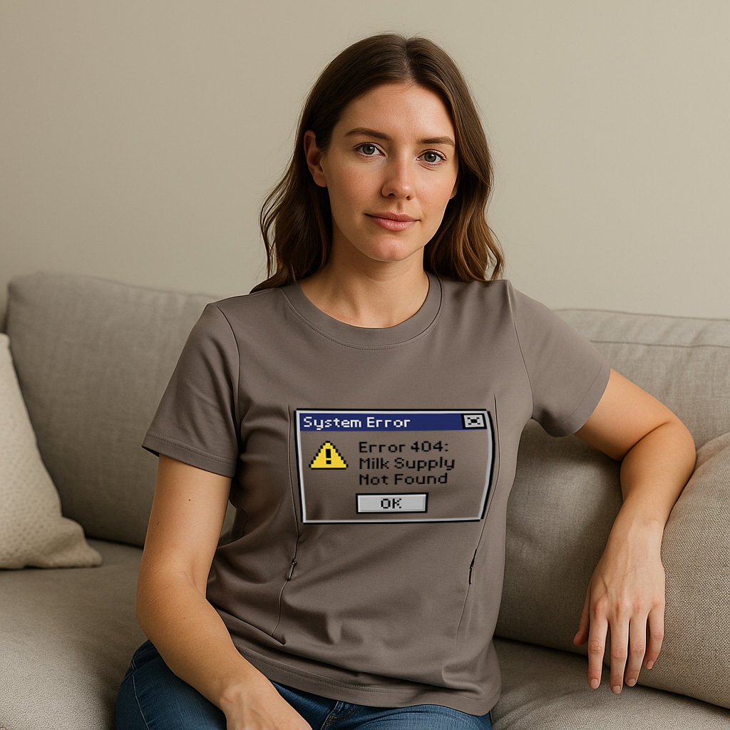 Baby Shower Gift: Funny "Straight Outta Milk Supply" Nu | brand