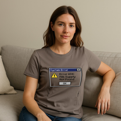 Baby Shower Gift: Funny "Straight Outta Milk Supply" Nu | brand