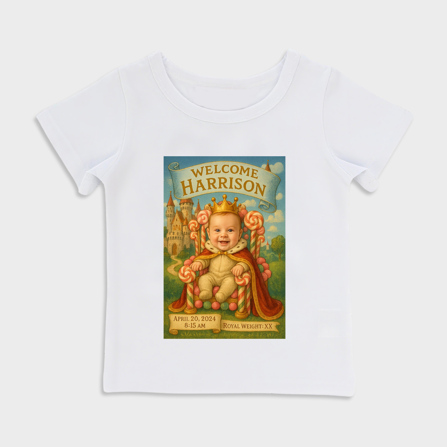 Personalized Royal Snap Rompers