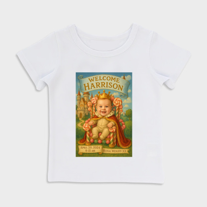 Personalized Royal Snap Rompers