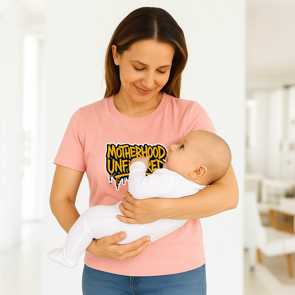 Motherhood Unfiltered Tee | Functional Nursing Top with | brand