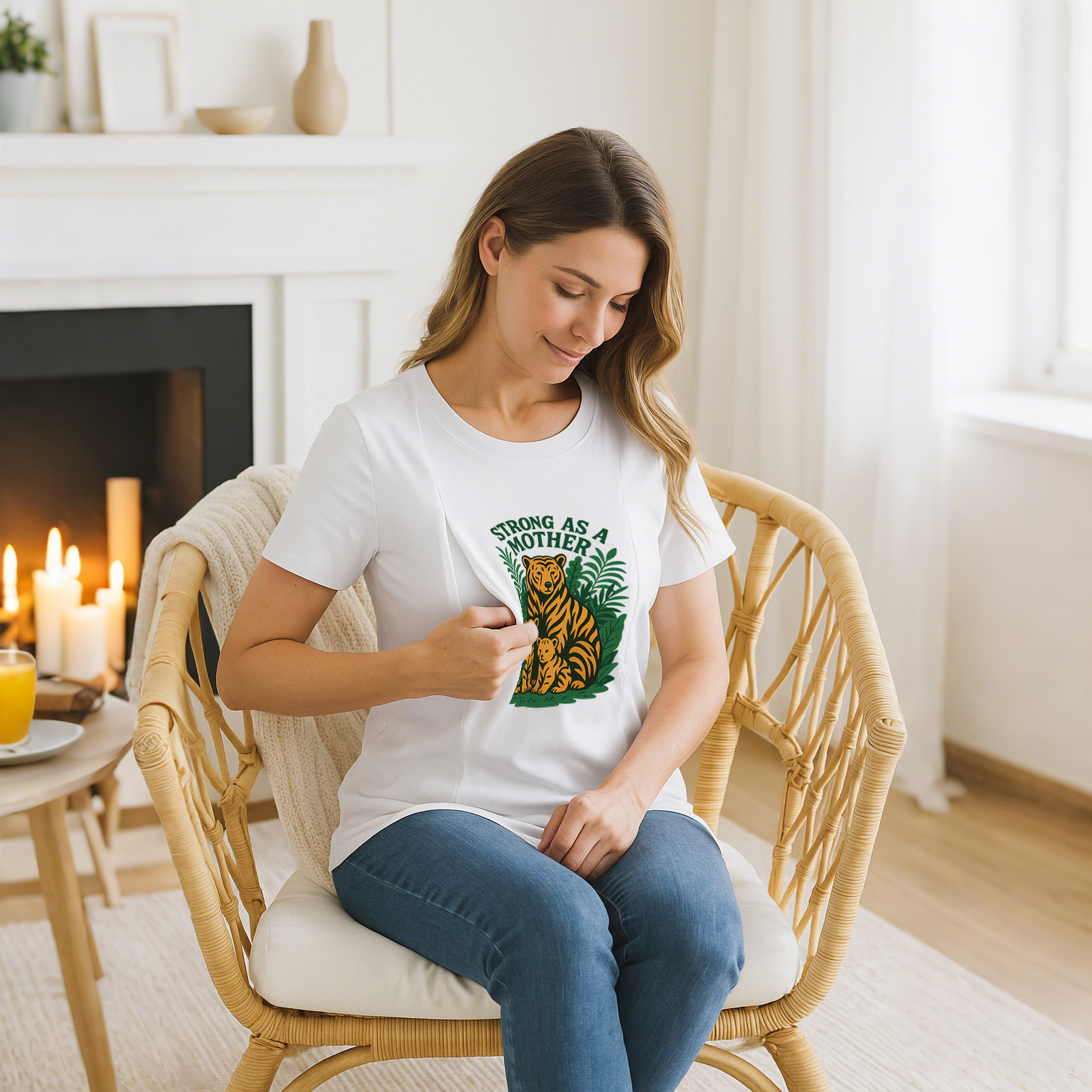 Zipper Nursing Top for Breastfeeding | Strong as a Moth | brand