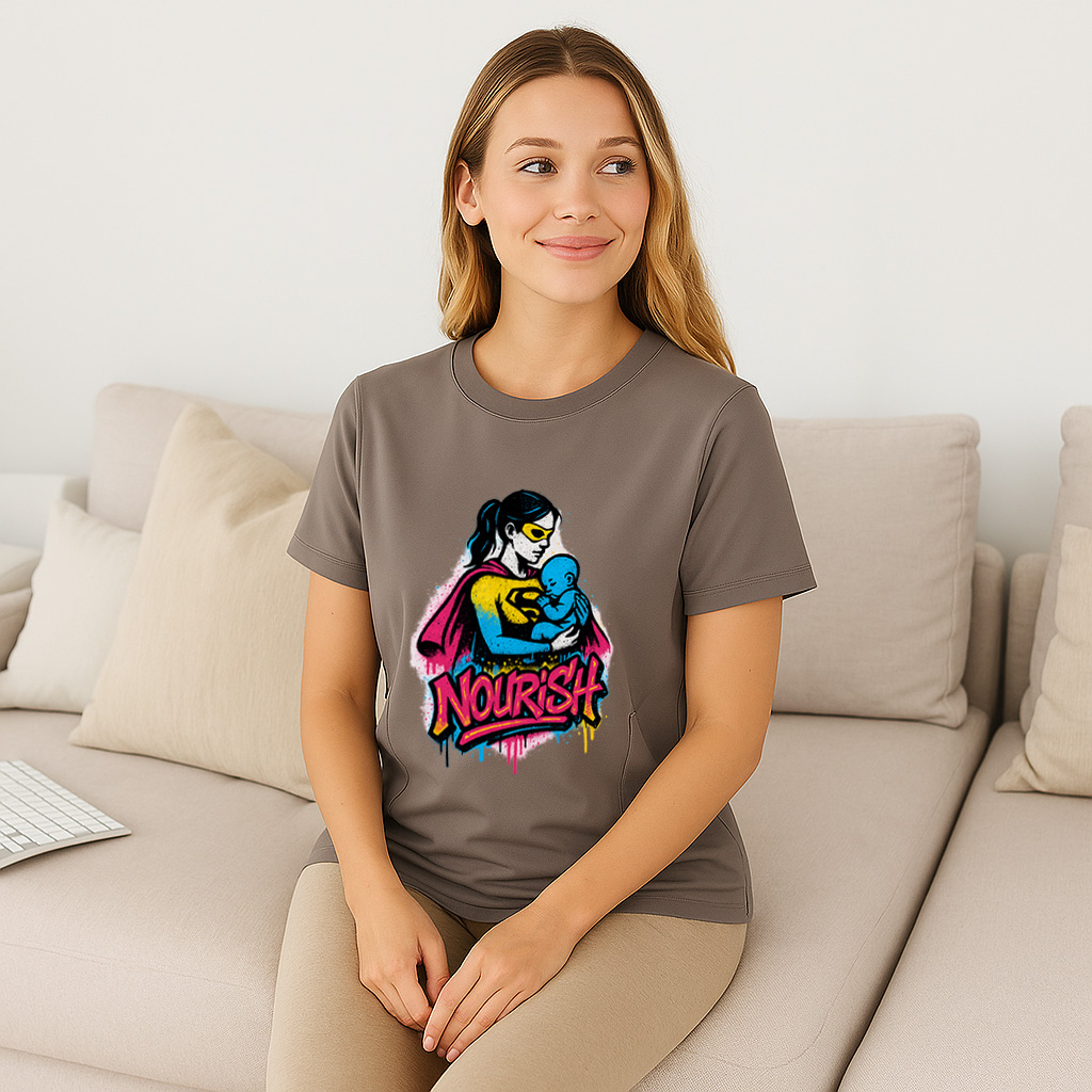 totkeeps | The Nourish Zipper Tee for Easy Breastfeeding