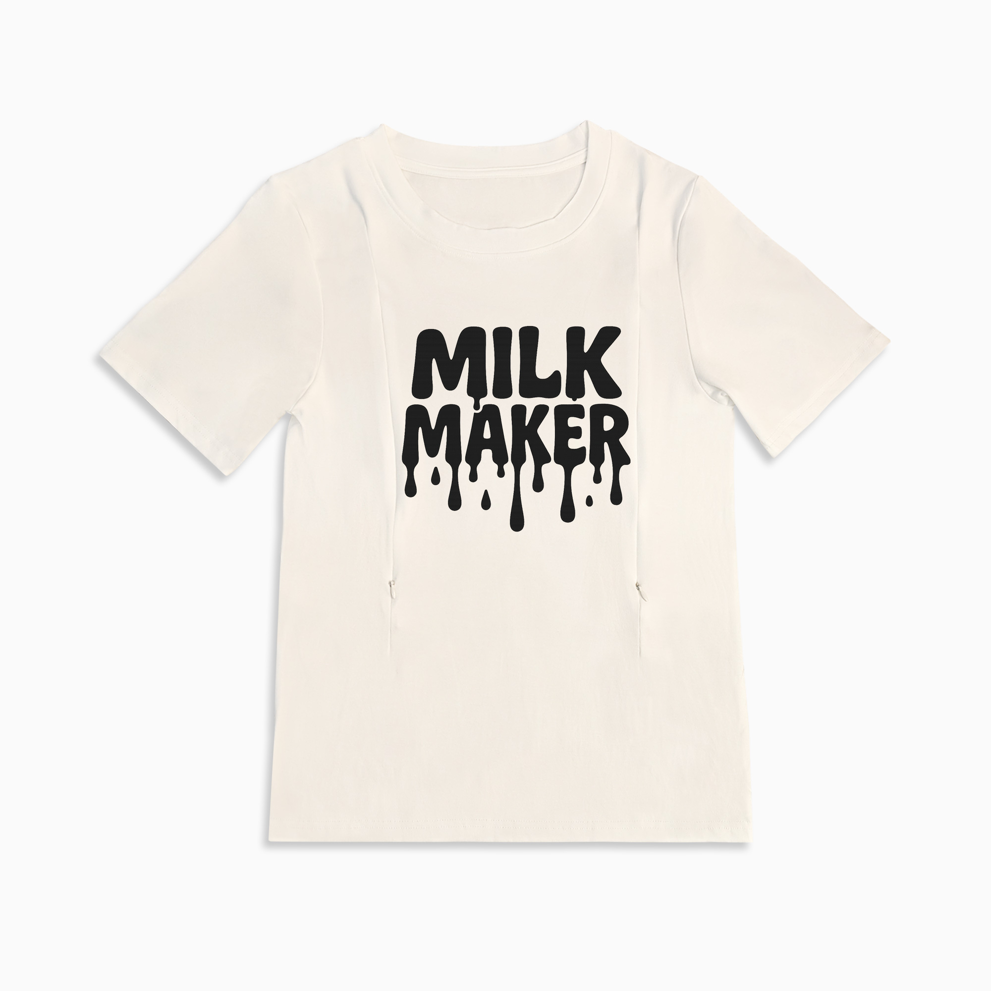 Funny Nursing Top with Zippers Nursing Shirt
