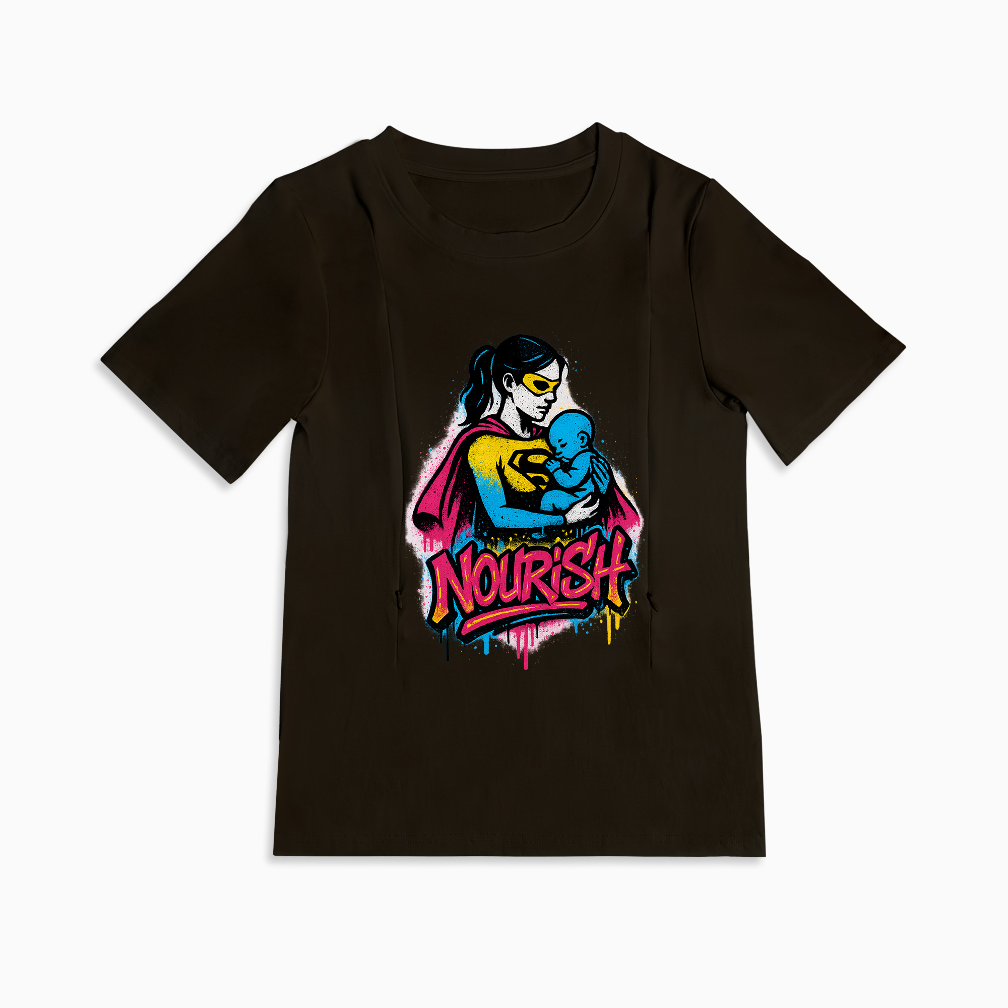 totkeeps | The Nourish Zipper Tee for Easy Breastfeeding