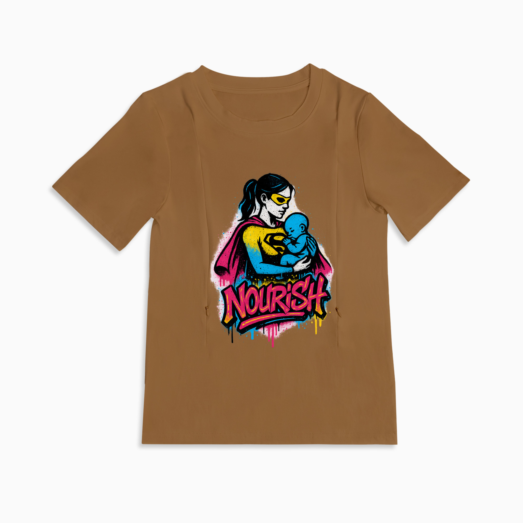 totkeeps | The Nourish Zipper Tee for Easy Breastfeeding