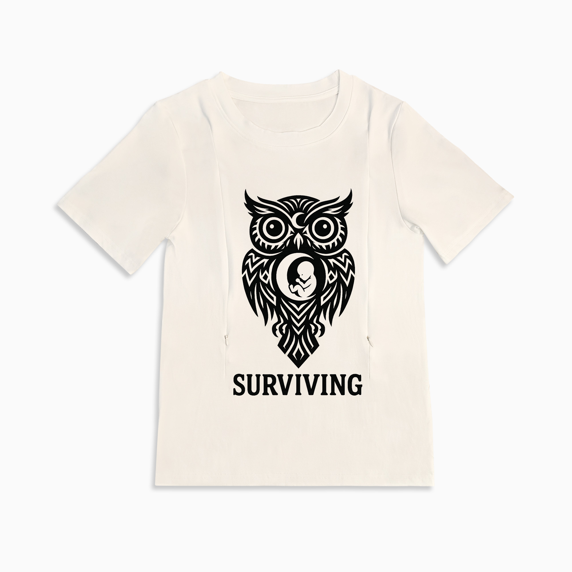 Baby Shower Gift: Funny "Sleep Never Heard of Her" Nursing T-Shirt