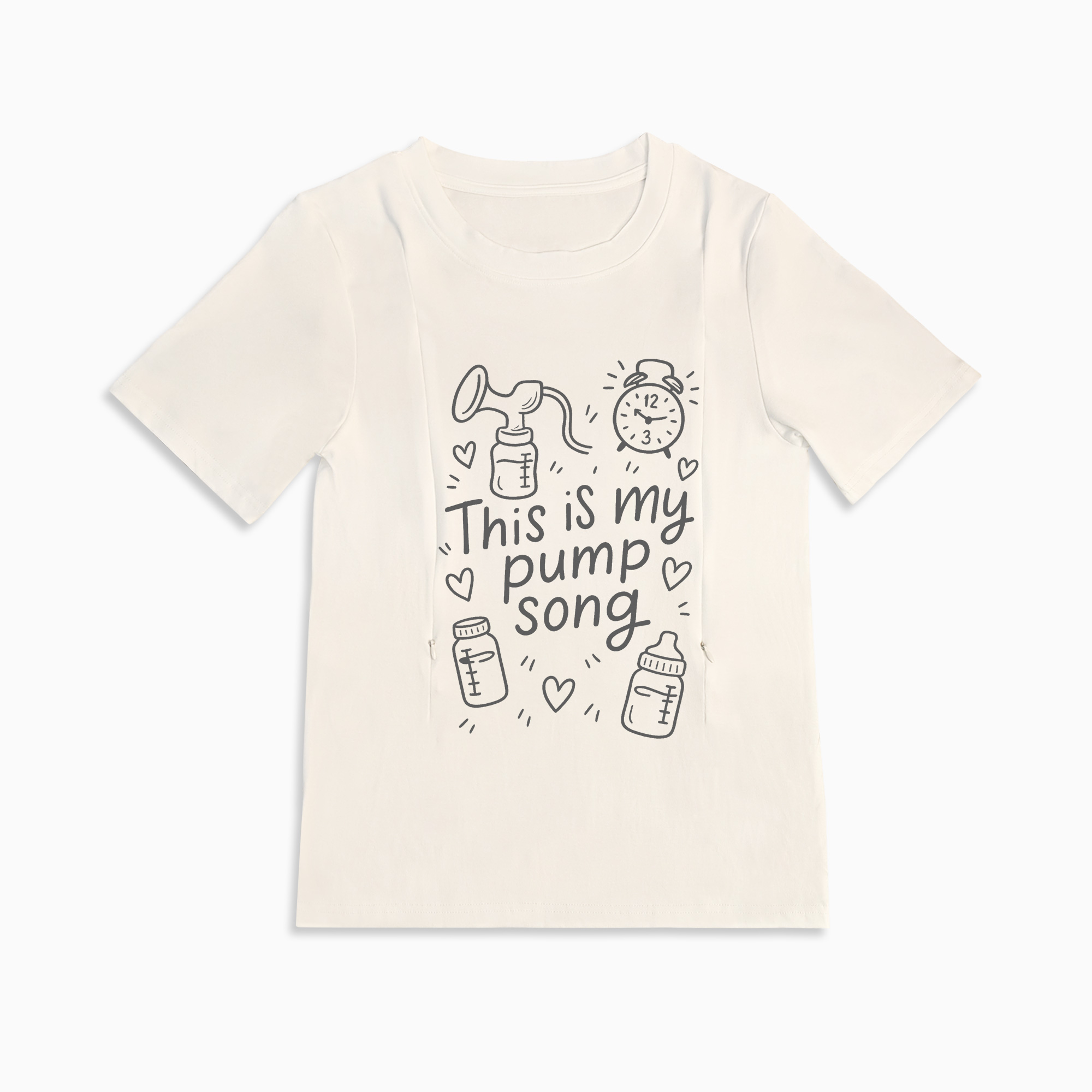 Gift for Pumping Mom | Pump Like a Mother Zipper T-Shirt