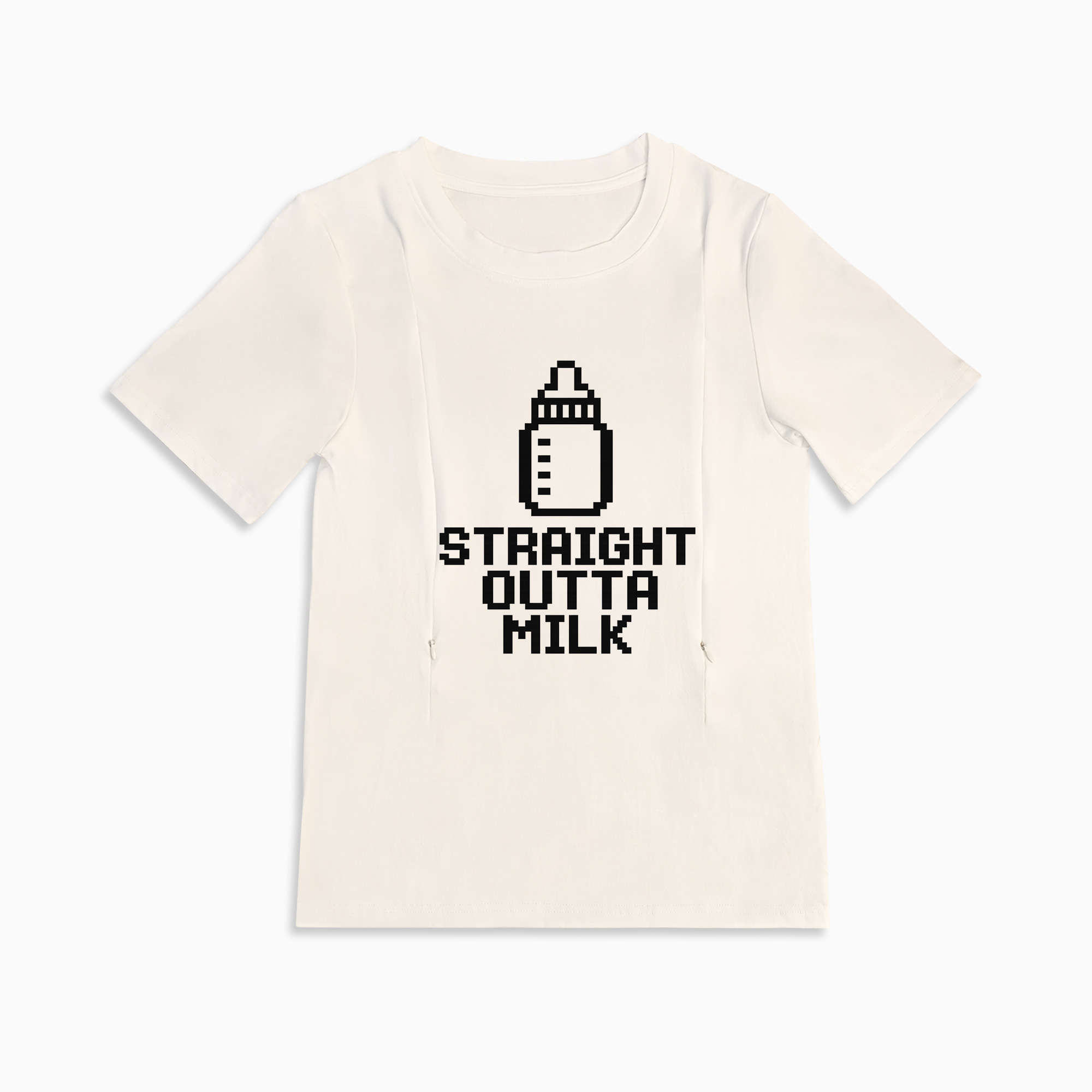 Baby Shower Gift for Mom | Straight Outta Milk Breastfeeding T-Shirt