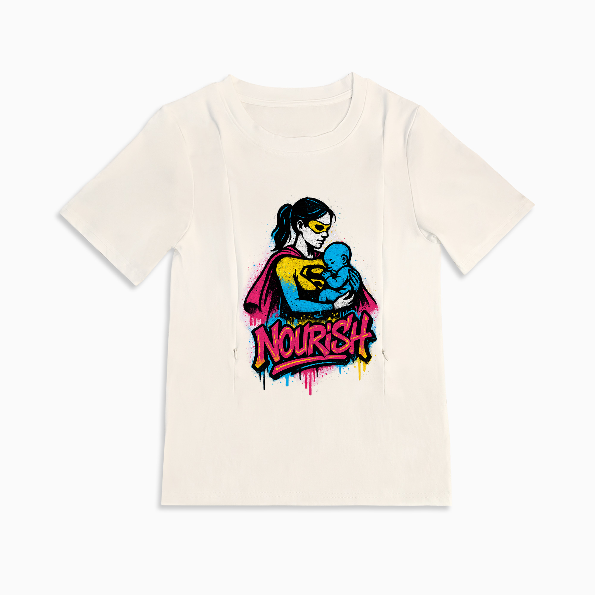 totkeeps | The Nourish Zipper Tee for Easy Breastfeeding