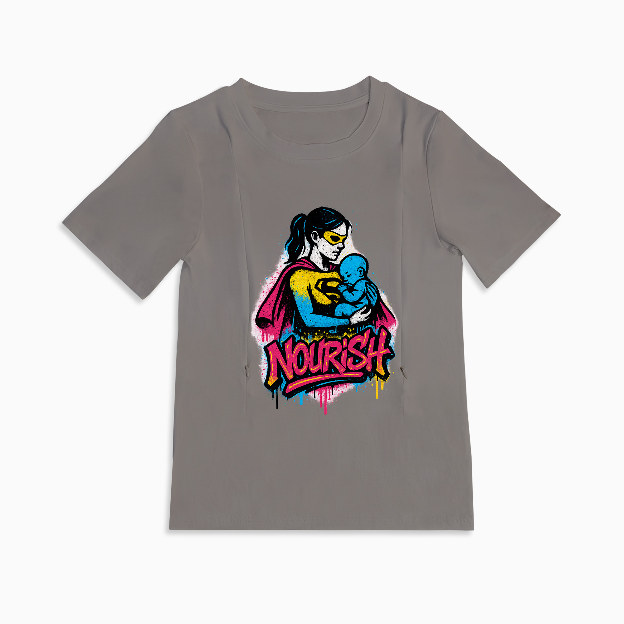 totkeeps | The Nourish Zipper Tee for Easy Breastfeeding