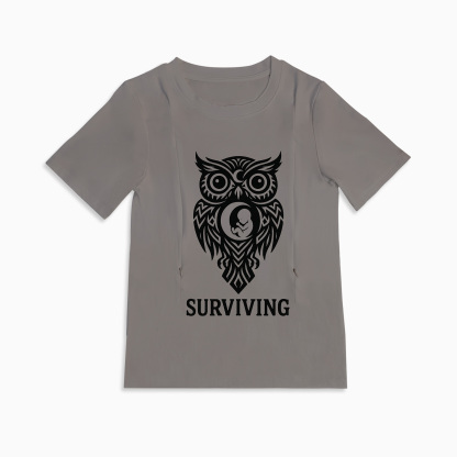 Baby Shower Gift: Funny "Sleep Never Heard of Her" Nursing T-Shirt