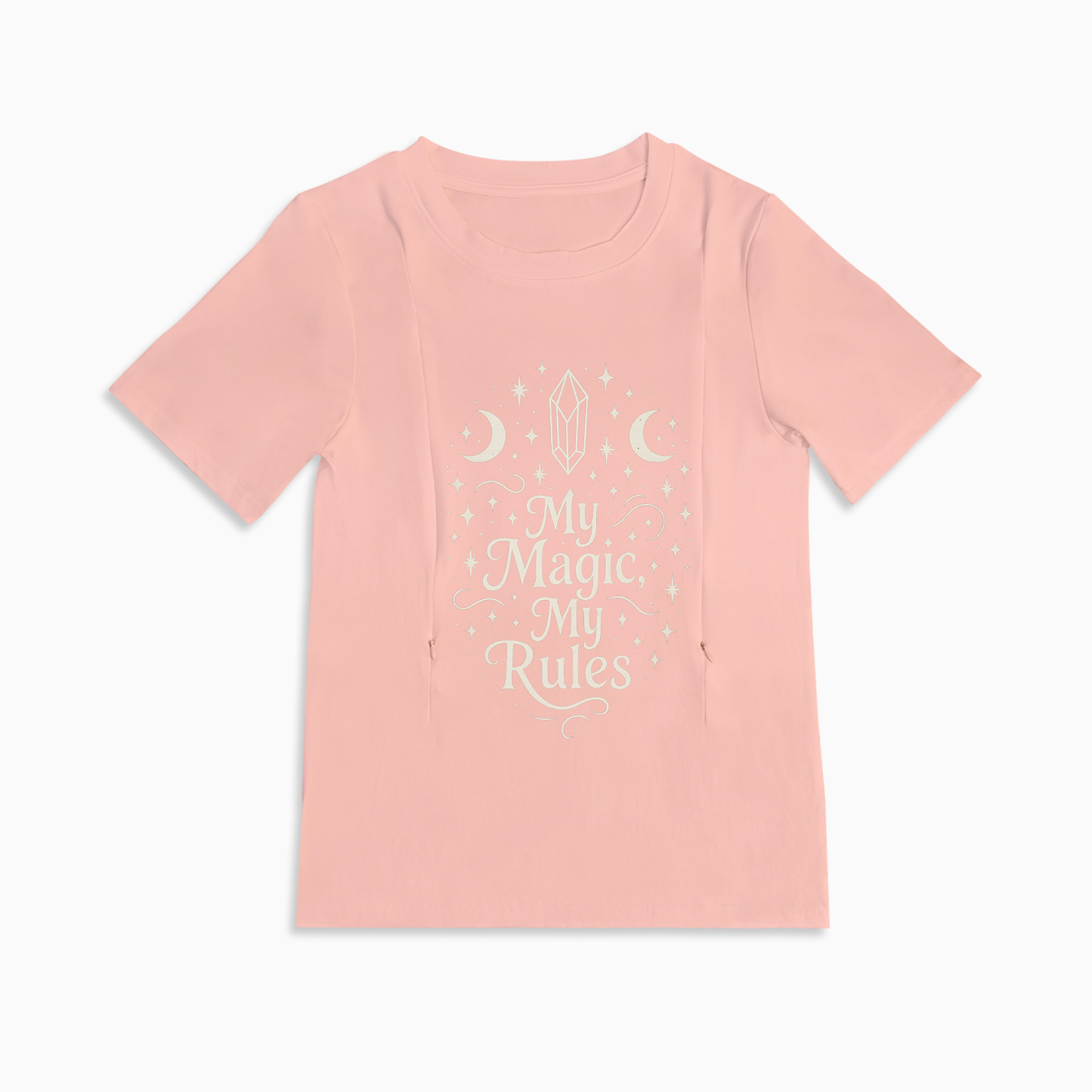 "My Baby My Rules" Tee | The Perfect Zippered Nursing Shirt