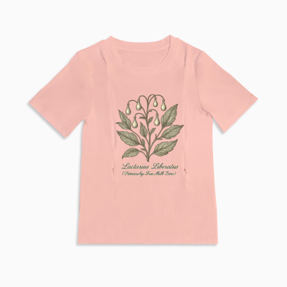 Postpartum Tee for Nursing | Patriarchy-Free Milk Zone | Cotton
