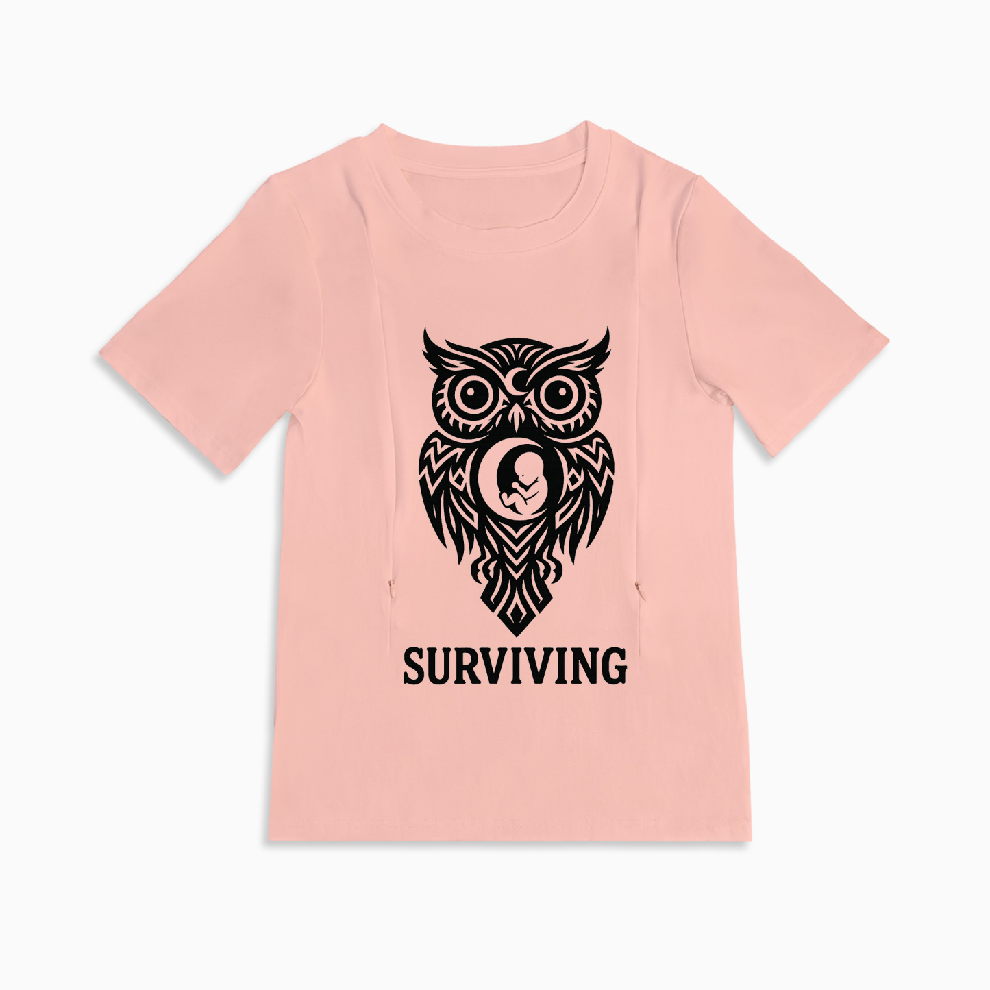 Baby Shower Gift: Funny "Sleep Never Heard of Her" Nursing T-Shirt