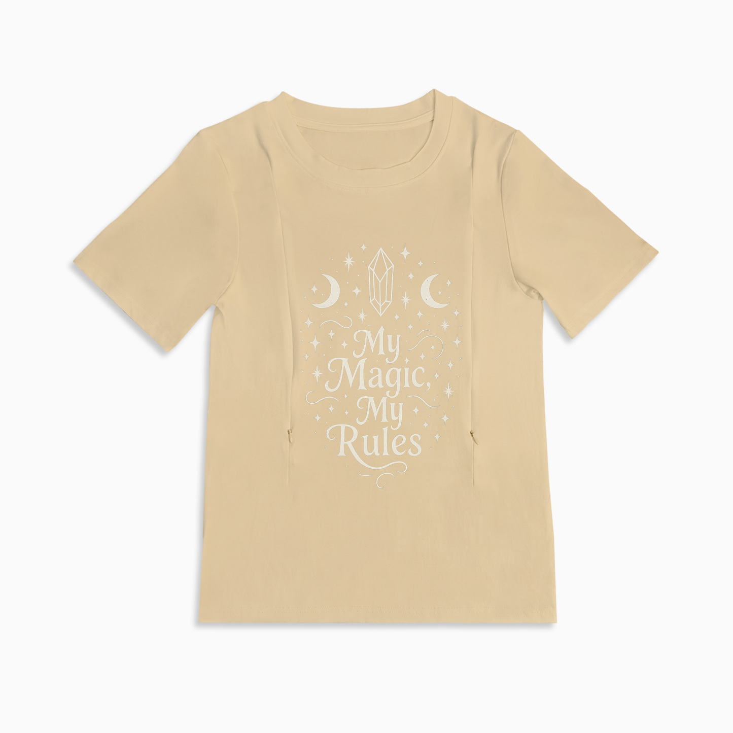 "My Baby My Rules" Tee | The Perfect Zippered Nursing Shirt