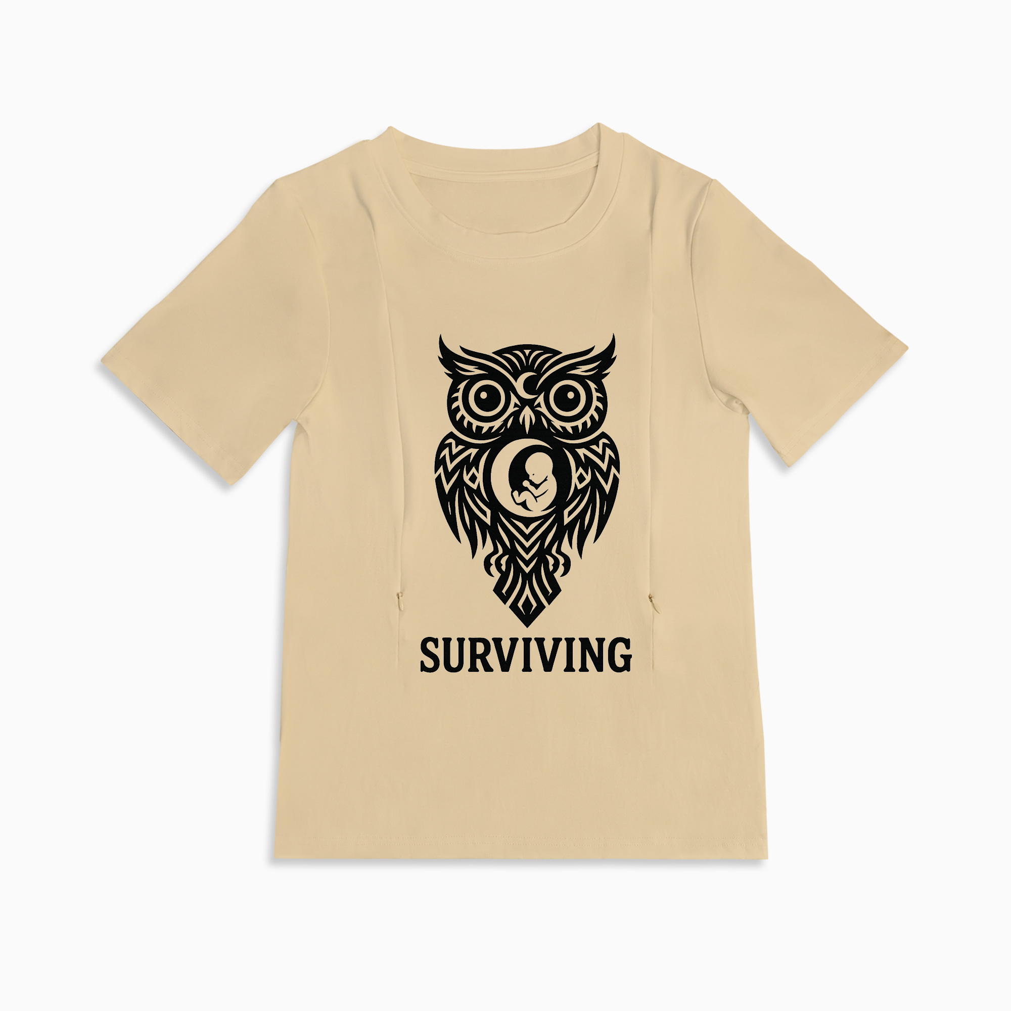 Baby Shower Gift: Funny "Sleep Never Heard of Her" Nursing T-Shirt