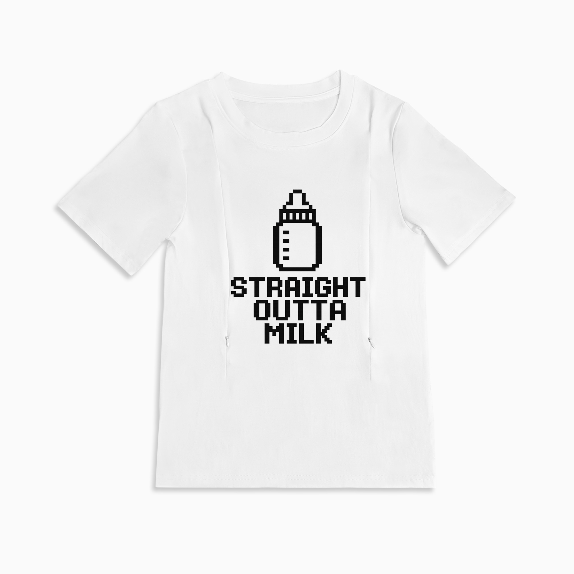 Baby Shower Gift for Mom | Straight Outta Milk Breastfeeding T-Shirt
