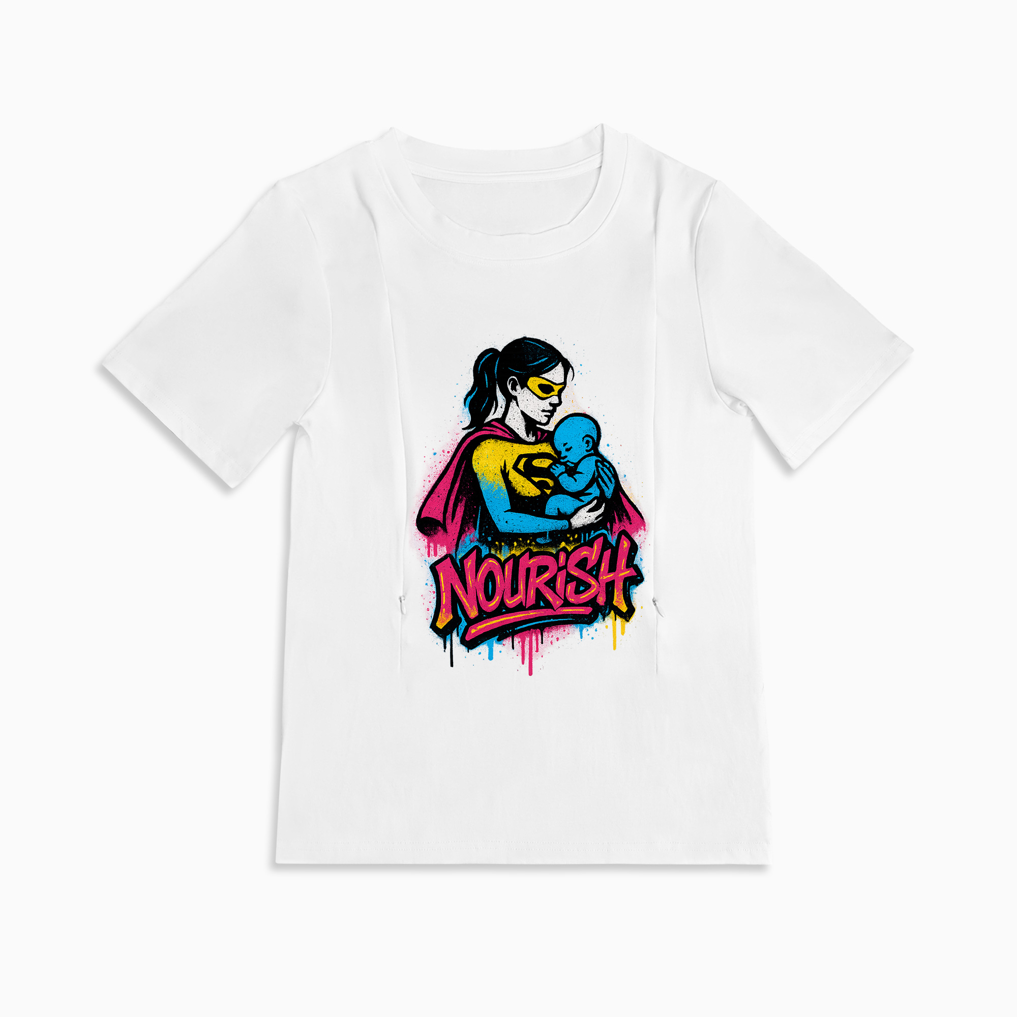 totkeeps | The Nourish Zipper Tee for Easy Breastfeeding