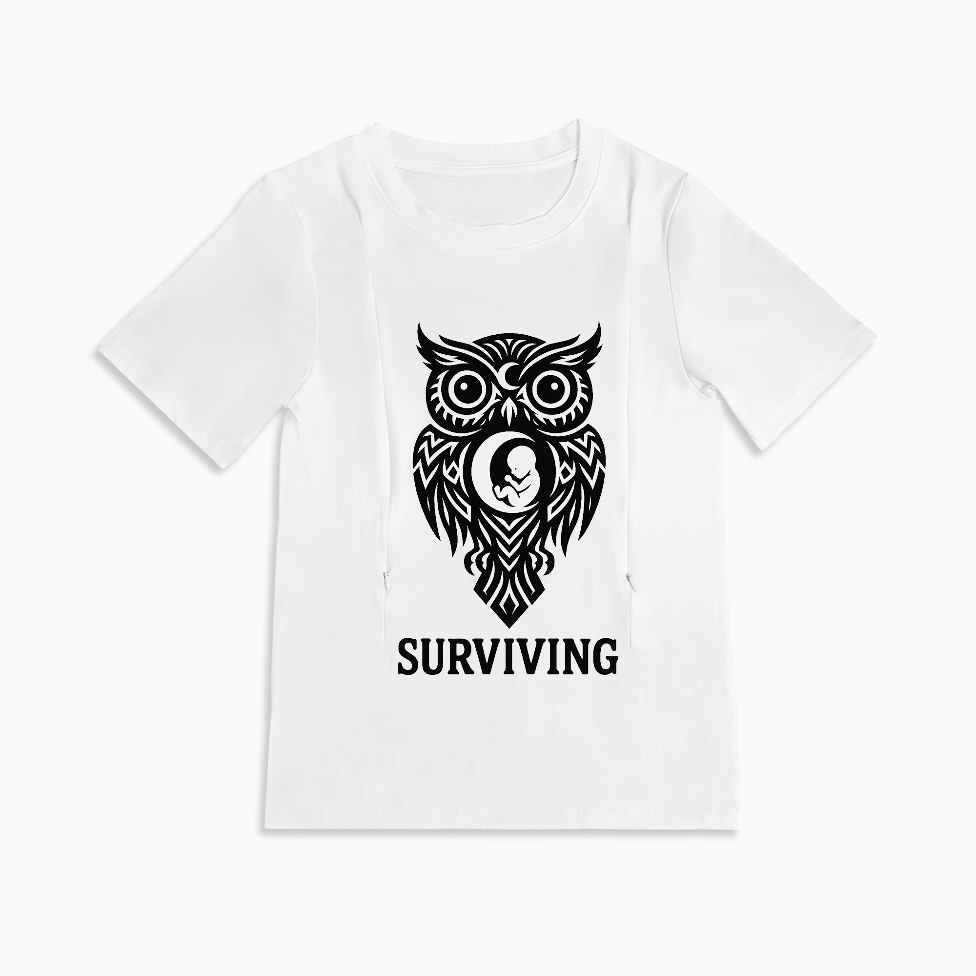 Baby Shower Gift: Funny "Sleep Never Heard of Her" Nursing T-Shirt