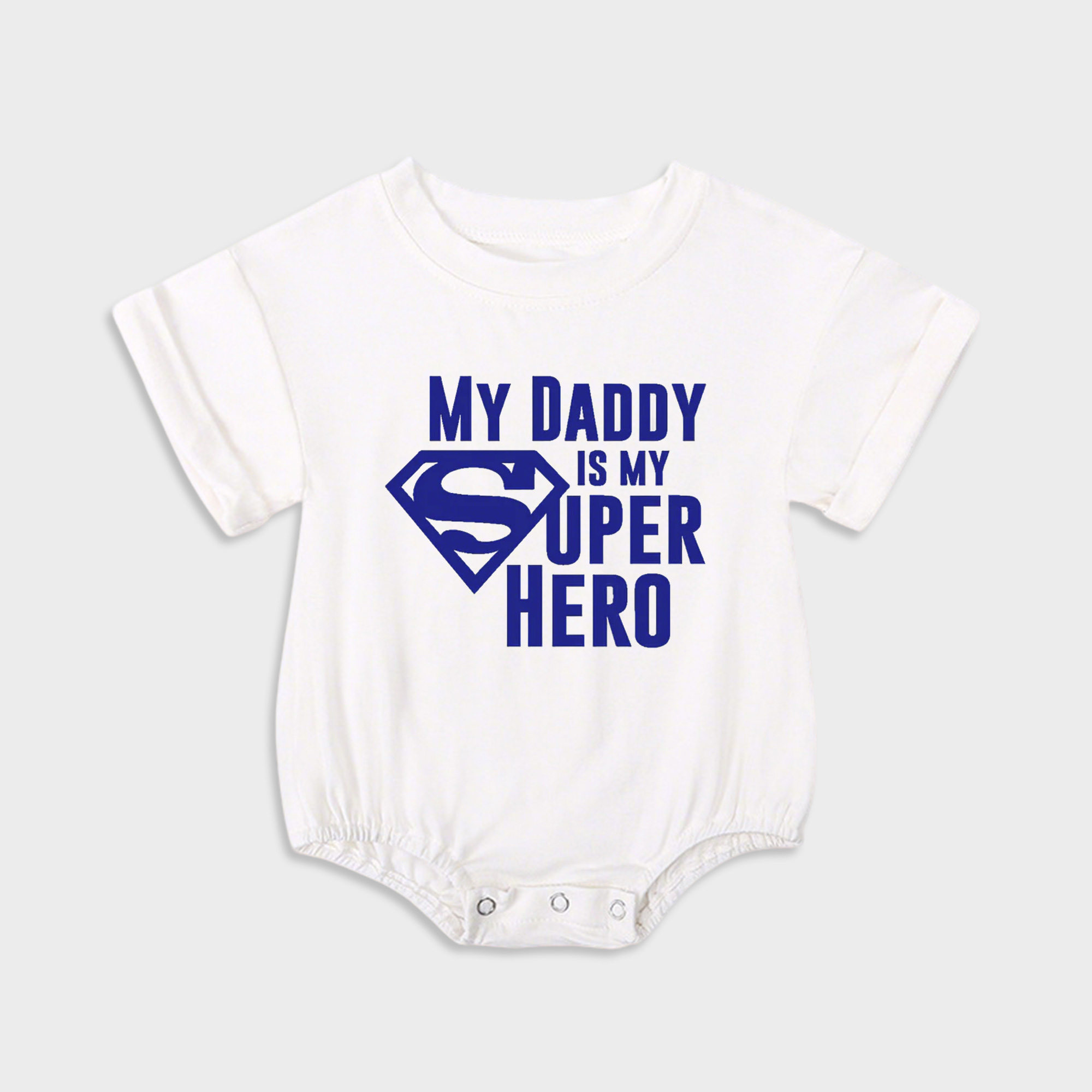 My Daddy Is My Superhero Baby Onesie