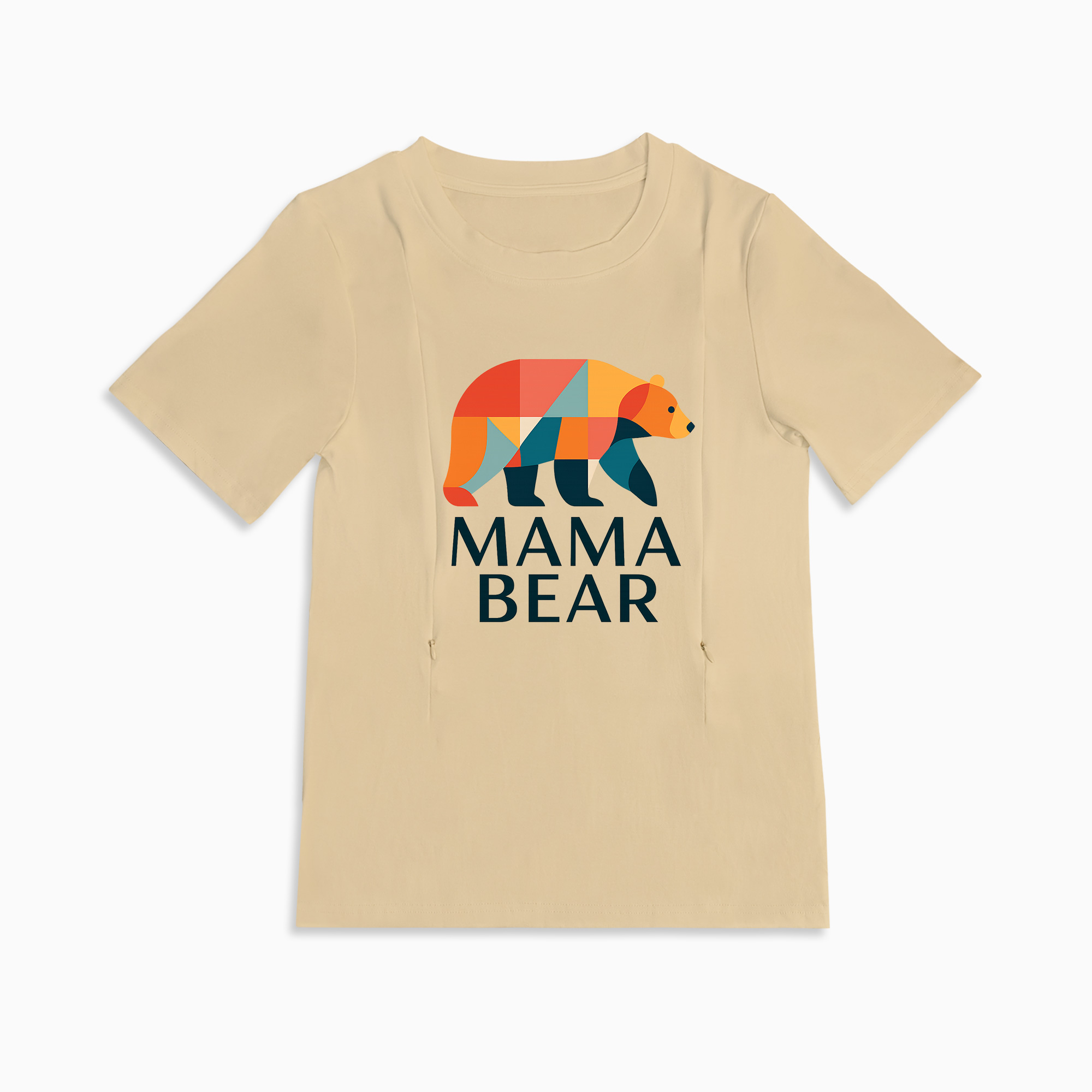 totkeeps Mama Bear Nursing Top | Effortless Zipper for Breastfeeding