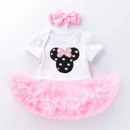 3pcs Baby Girl Tutu Dresses Set