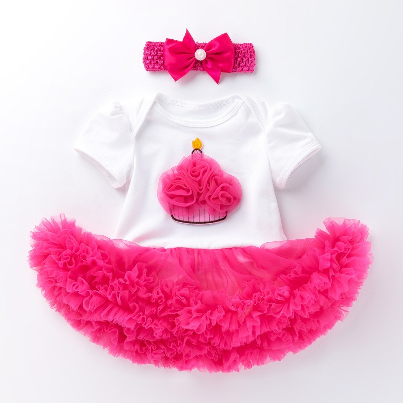 3pcs Baby Girl Tutu Dresses Set