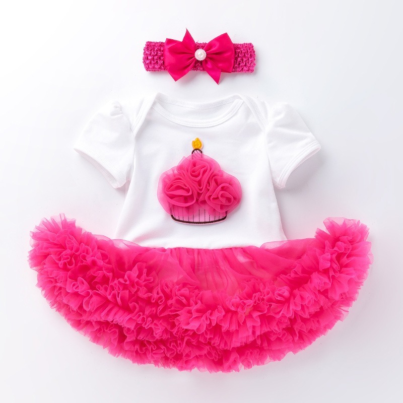 3pcs Baby Girl Tutu Dresses Set