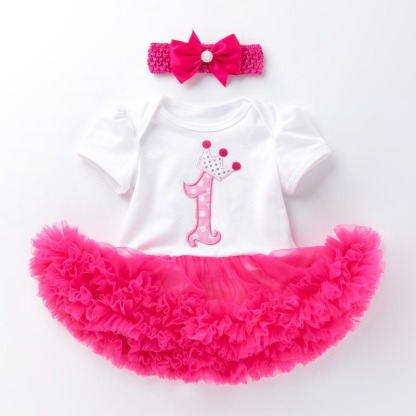3pcs Baby Girl Tutu Dresses Set