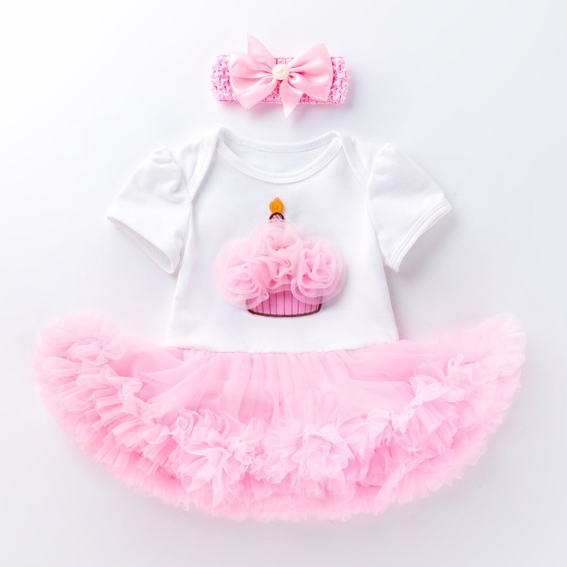 3pcs Baby Girl Tutu Dresses Set