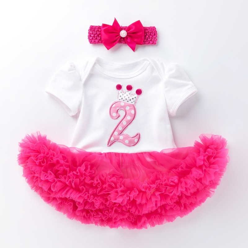 3pcs Baby Girl Tutu Dresses Set