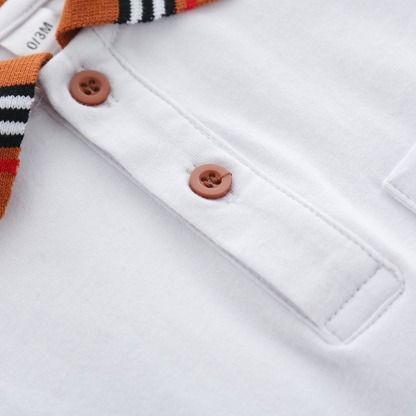 Baby Boy Short-Sleeve Button-Down Jumpsuits