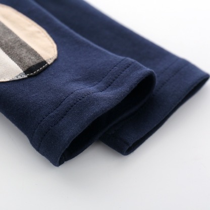 Baby Boy Hooded Zip-Up Long-Sleeve Jumpsuits