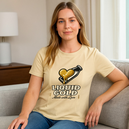 Soft Cotton Mama Tee | "Snacks Made with Love" | Side Z | brand