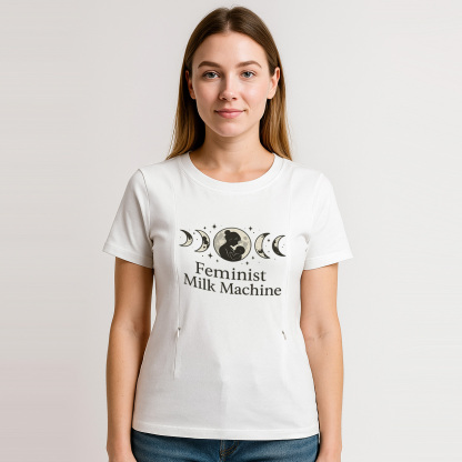 Postpartum Wardrobe Essential | Feminist Milk Machine Z | brand