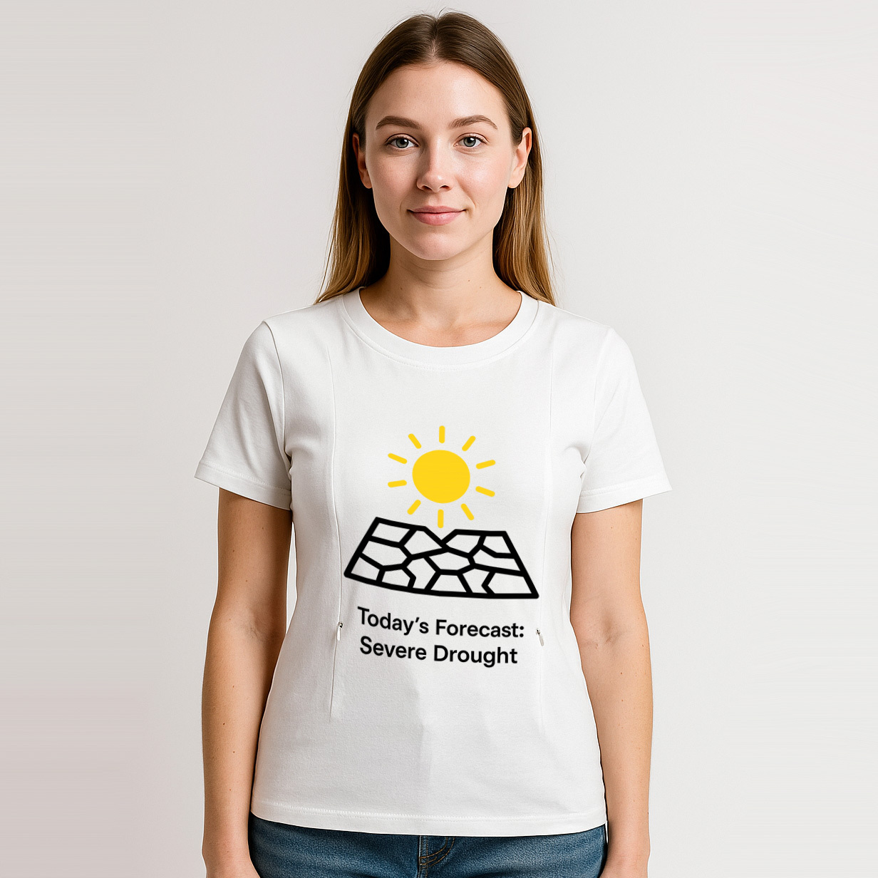 Mom Life Nursing Top | "Straight Outta Milk Supply" | H | brand