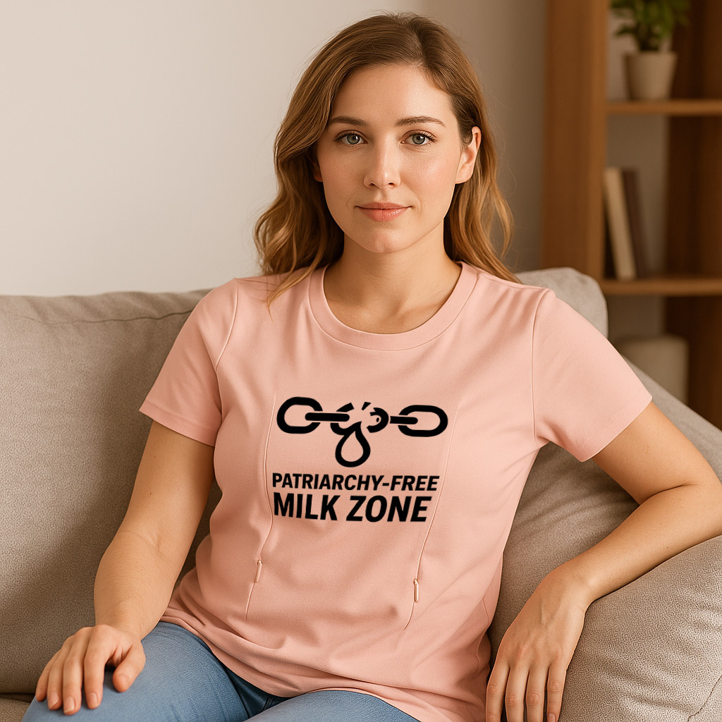 Gift for New Mom | Patriarchy-Free Milk Zone Zipper Nur | brand